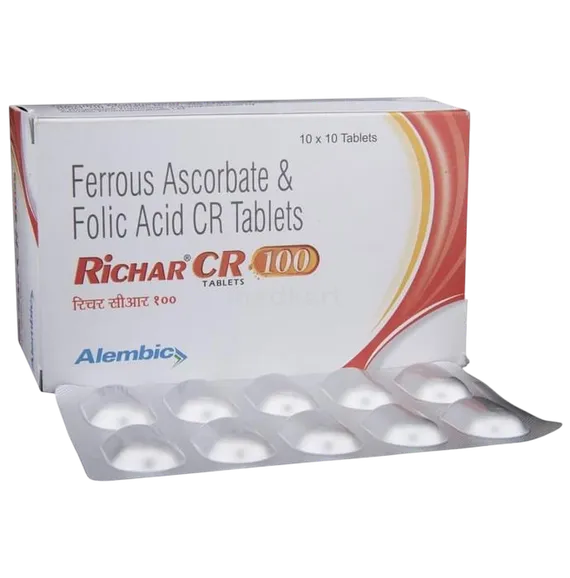 richar cr 100 tablet 10's